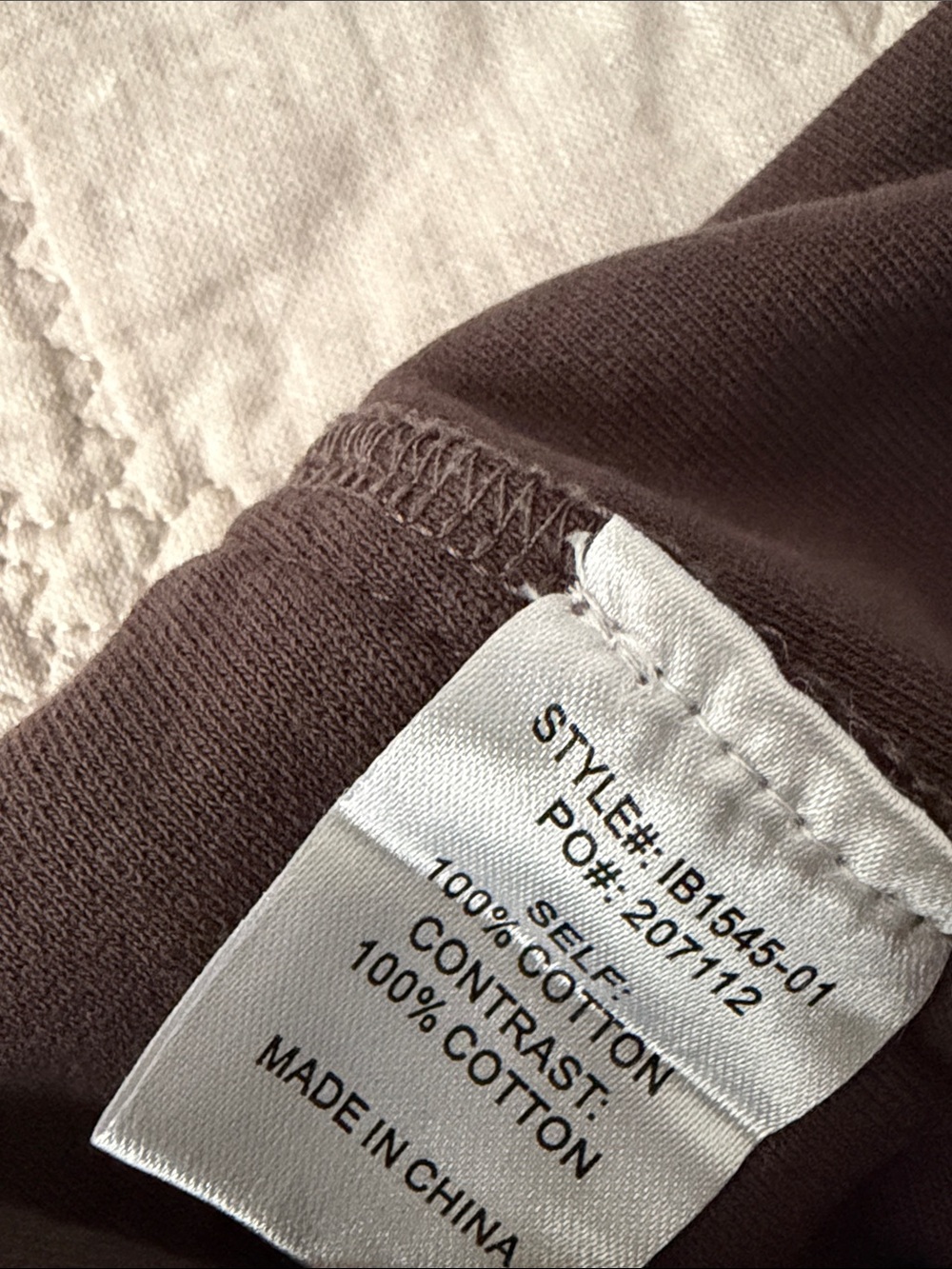 BiBi Brown Barrel Cargo Pants with Flap Pockets - Washed Terry Fabric- sz Large - Picture 12 of 14